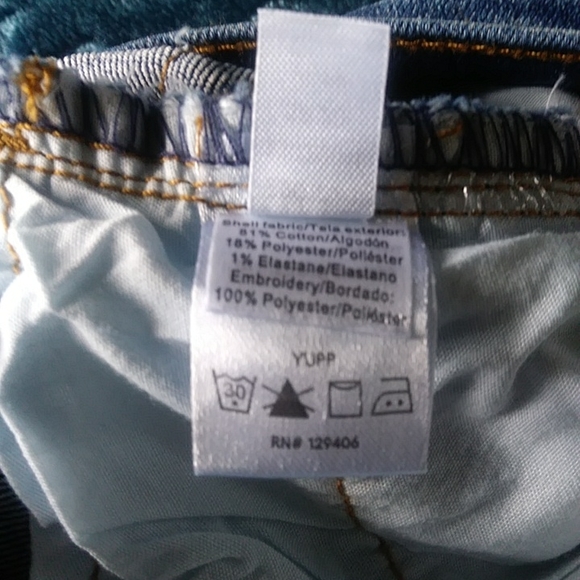 Jeans...Size 10.  Embroidered and Sequins. Brand new. - Picture 5 of 5